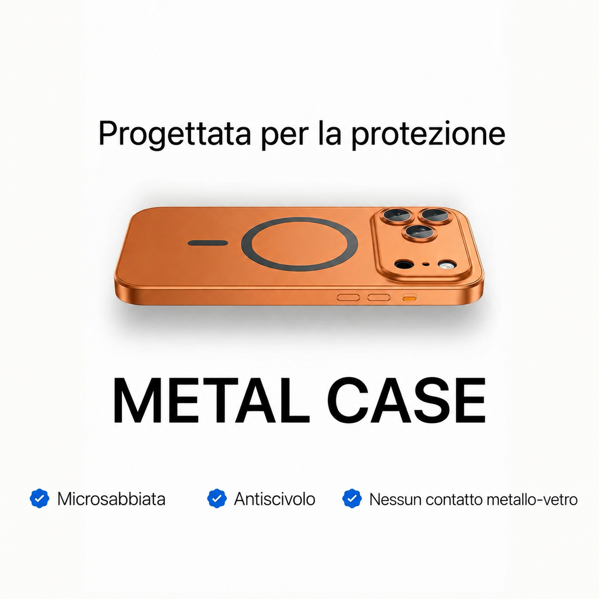 KAVENIQ FORTE – Custodia Premium in Metallo per iPhone
